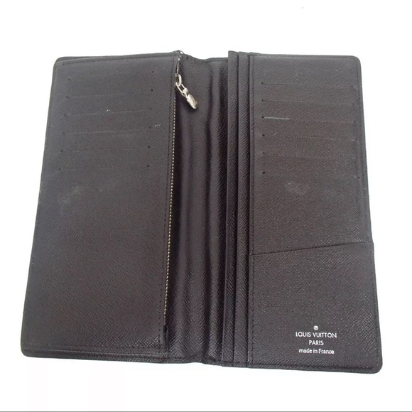 AUTH LOUIS VUITTON Damier Graphite Brazza Portefeuille Wallet - Picture 8 of 9